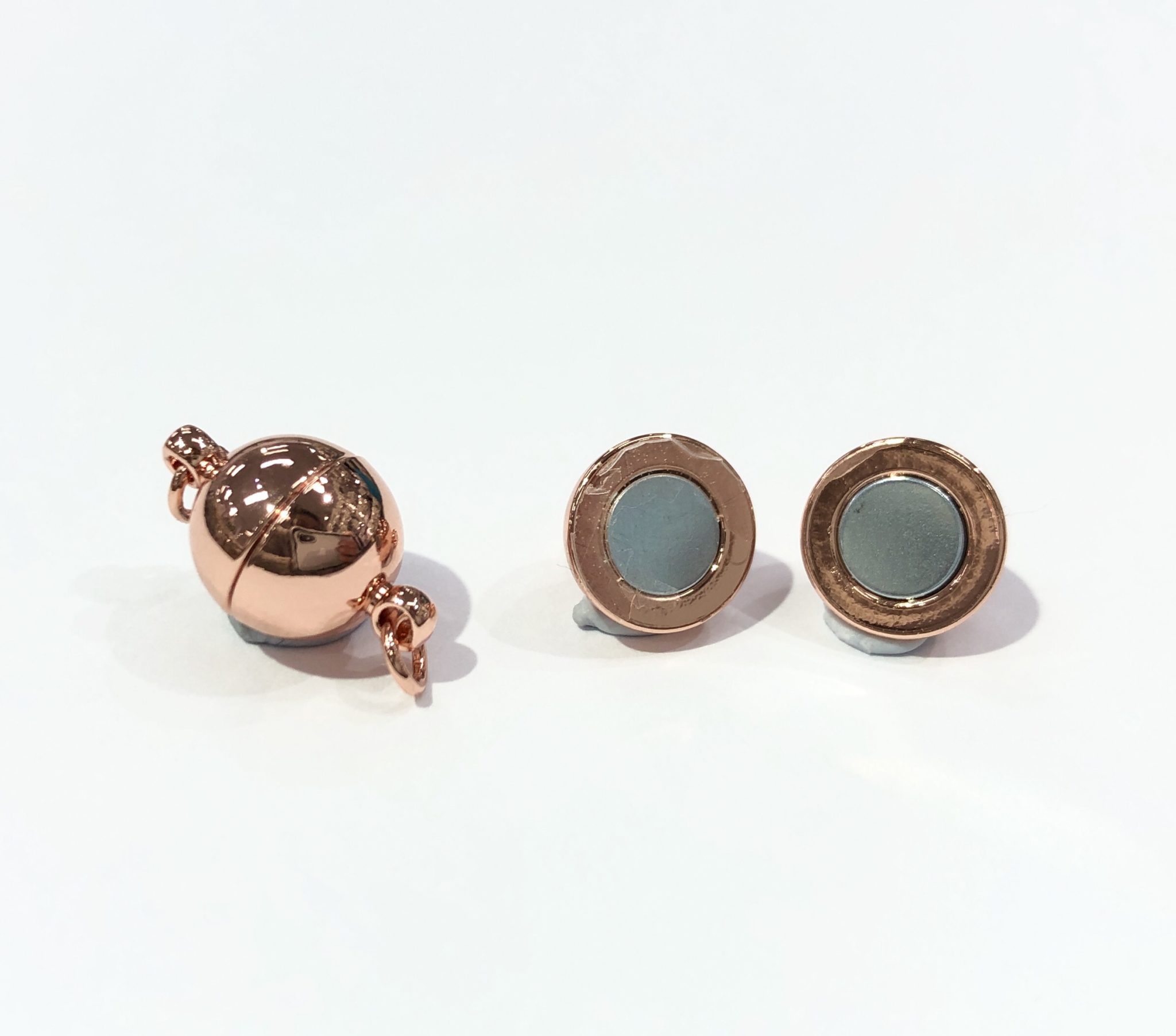 clasp Rose Gold Colour with ecoating, 10mm, each, (2834